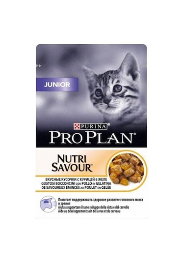 Purina Pro Plan Junior Tavuklu Pouch Yavru Kedi Yaş Maması 85 G