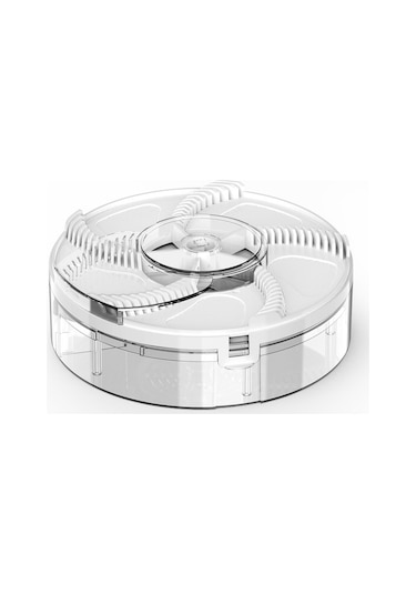 Usb Şarjlı Otomatik Dönen Yem Sinek Tuzağı Beyaz Şarj Edilebilir