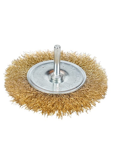 Pimli Daire Fırça 100 10mm Sarı Telli Era10072 Eratool 5 Adet