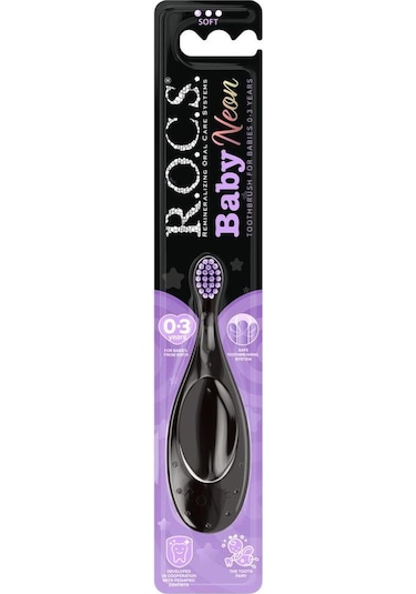 ROCS Baby Neon Soft Diş Fırçası Mor