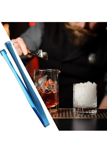 Ulzyvf Yumurta Yemek Temizleme Salata Pişirme Paslanmaz Mutfak Mavi Mavi Maşası Klip Kelepçesi Kaymaz Gadget Cm Cımbız Chalazae Çelik Buz Biftek Barbekü Aracı 15 Xd Mavi