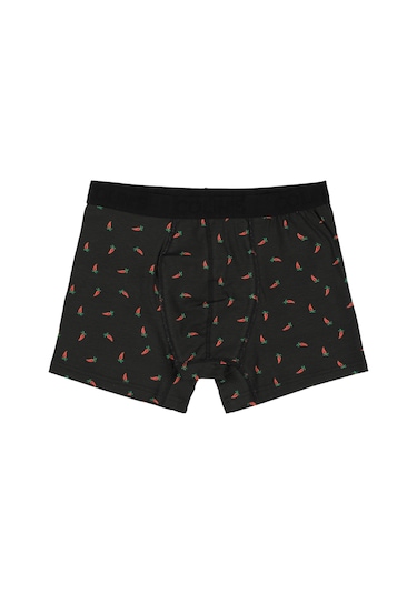 Colins Baskılı Siyah Erkek İç Giyim Cl1062154 Siyah