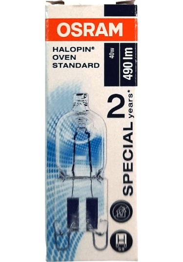 G9 Halojen Ampul 40W Osram Halopin 3000K