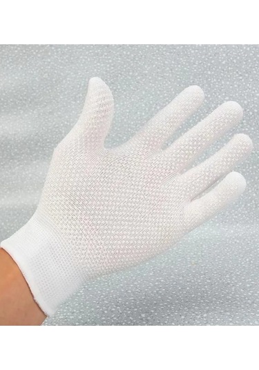 Reblaze Naylon Eldivenler Pvc Mikrokopçuklu 6 Çift Beyaz 453320098