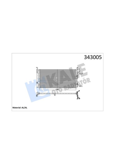Kale 343005 Klima Kondenseri Hyundaı Sonata Iv-xg Al-al 9760638004