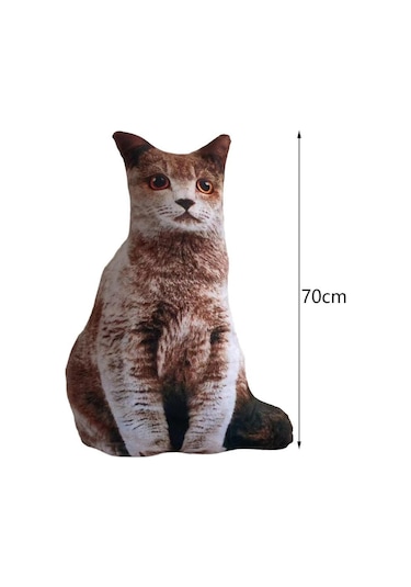 Suntek 3d Simülasyon Kedi Peluş Oyuncak Gerçekçi Sevimli