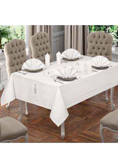 Lüx Colber Masa Örtüsü Takımı 12 Kişilik
