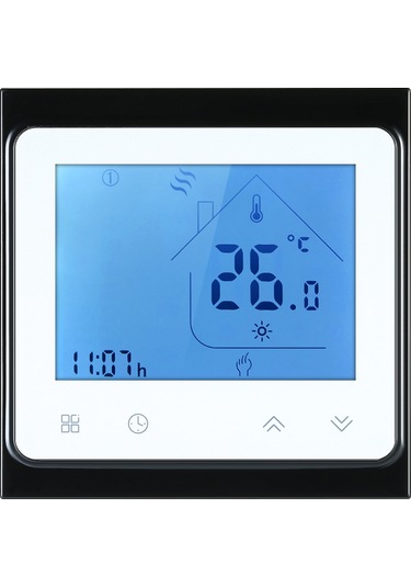 Padalink Bht-002gb 16a Zemin Isıtma Termostati - Lcd Ekranlı, Enerji Tasarruflu, Kolay Kurulum, Beyaz+siyah