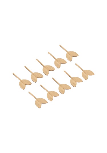 Vkemall 10 Adet Bambü Bitki Etiketi, Yağmurlu Hava Dayanıklı, Kolay Yazı, Bahçe Fidan Tohum Etiketleri