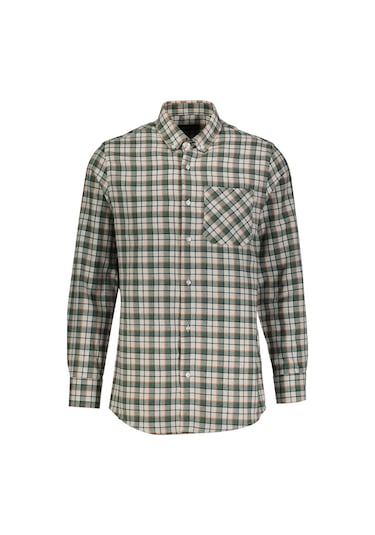 Finesuits Erkek Flanel Gömlek 2422204061.mlcr Yeşil