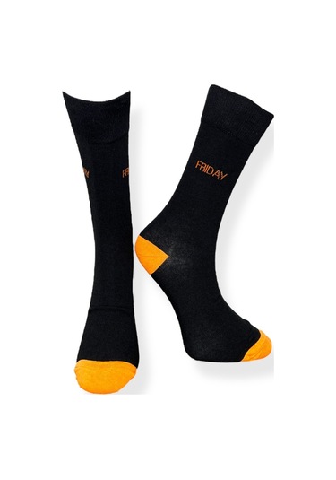 7'li Unısex Haftanın Günleri İşlemeli Esnek Nem Alabilen Pamuklu Spor Soket Çoraplar Çok Renkli