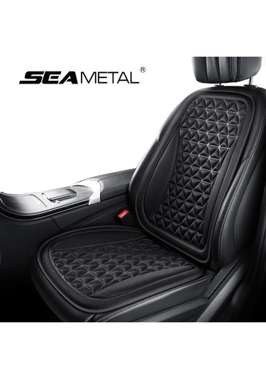 Seametal 3d Üçgen Izgara Araba Koltuğu Kapağı Evrensel Koltuk Koruyucu Arka Koltuk Minderi Ön/arka Araba Masaj Kapakları Front Seat+backrest