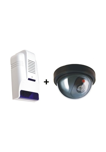 Lorex Caydırıcı Dummy Siren Ve Caydırıcı Sahte Dome Kamera Seti