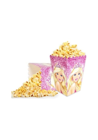 Mısır Kutusu Barbie Temalı Pop Corn 8 Li