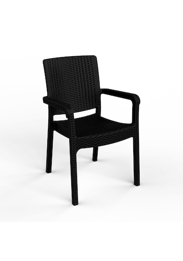 Hilton 2'li Plastik Sandalye Antrasit