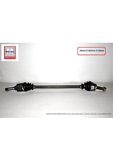 Aks Komple Sağ Bipper-nemo 1.4hdi Motortec 3273.tc/ 51783852