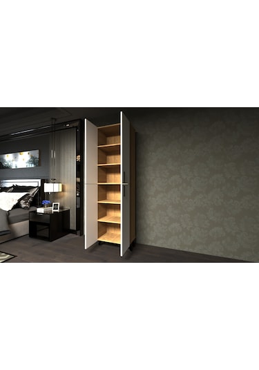 4 Kapaklı Lüx Dolap D/43 G/60 Y/190