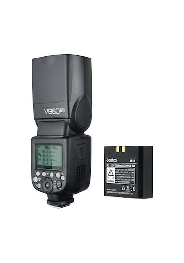 Godox V860II F Fujifilm Uyumlu Tepe Flaşı
