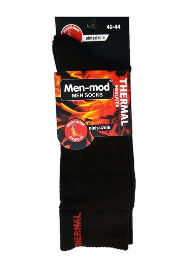 Menmod Erkek 3 Lü Paket Dikişsiz Burun Termal Çorap 644003