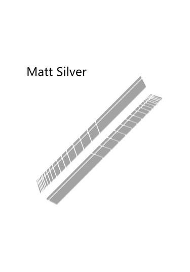 2 Araba Eteği Çıkartma Uzun Çizgili Otomobil Vinil Film Sargılama Çıkartma Ayarlama Matt Sliver 1 Piece Set