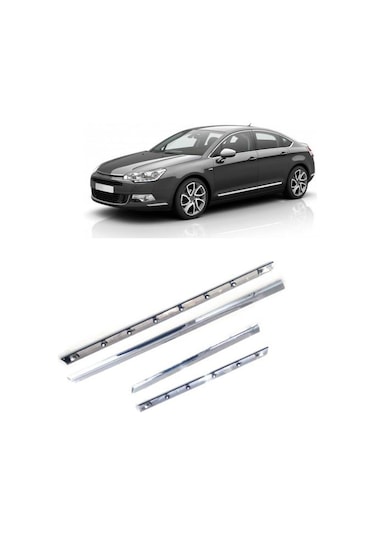 Ön & Arka Kapı Çıta Takımı Krom Nikelaj Citroen C5 Iıı 2009- 8545.gl-8545.gp-8546.w5-8546.w7