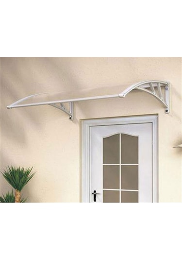 Kapı Üstü Pratik Sundurma 150 X 100 Cm Gri Tente