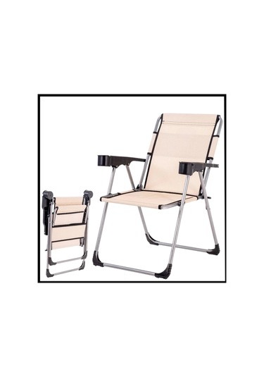 Uyguna-yakala Kapadokya Katlanabilir Kamp Sandalyesi Bardaklı -tab.170 Çok Renkli