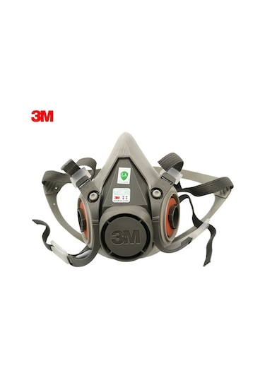 Trendooze Yüz Yüz Yarım Toz Spreyleme Solunum Sis Organik Maskesi Maske Maske Koruma Geçirmez Cihazı Boyama Anti 6200 3m Gm