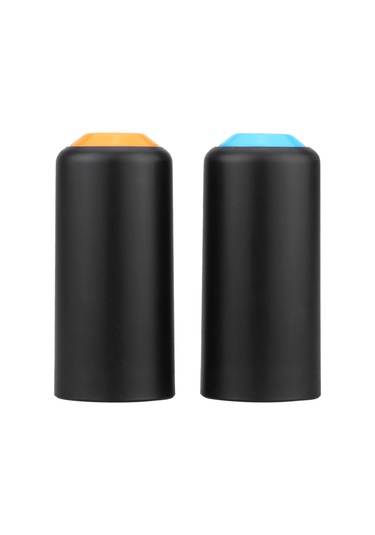 Neevoyu Shure Pgx Kablosuz Mikrofon İçin 2 Adet Pil Kapağı - Plastik Malzeme, Sabit Spiralli, Siyah Mavi Turuncu