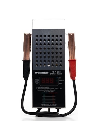 Wellhise Key-888 Dijital Akü Test Cihazı 12V 100A