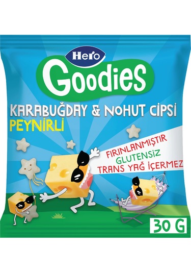 Hero Goodies Peynirli Sağlıklı Cips 30g X8