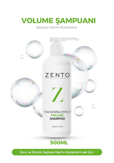 Zento Thıckenıng Effect Volume Şampuan 500 Ml