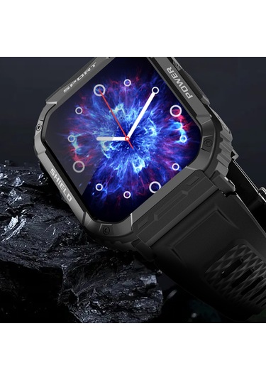 Leezsing V50 Akıllı Saat (İthalatçı Garantili): 1.83" Ips Ekran, Arama, Nabız, Spor Modları İle Sağlık Takibi Ip67 Su Geçirmez