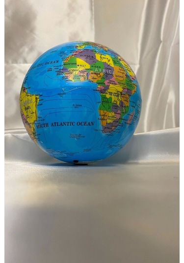 Masa Lambası Led Işık Dönen Manyetik Dünya Top Masa Süsü