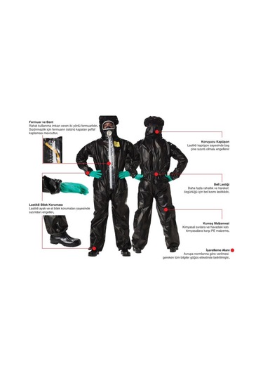 Starline 100pe05 Kimyasal Koruyucu Tulum X Large Beden