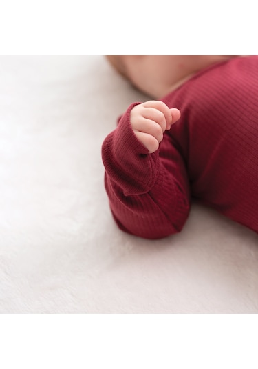 Owli Modal Bebek Takım Bordo 001