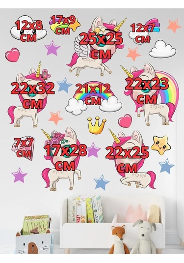 Stiker Çocuklar İçin Duvar Dekorasyon Etiketi 167178782 Açık Mavi