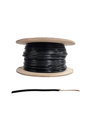 0.50 Mm Tesisat Kablosu Kalaysız Siyah 1 Mt