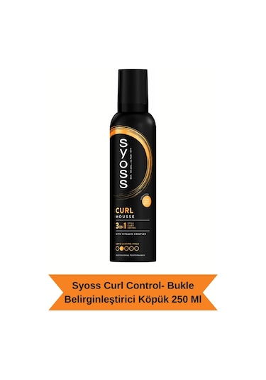 Syoss Curl Control Bukle Belirginleştirici Saç Köpüğü 250 ML