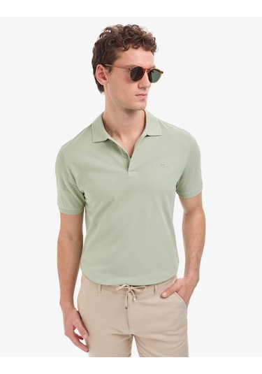 Pierre Cardin Erkek Çağla Tişört Basic 50325312-vr016 Yeşil