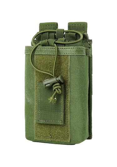 Moveevo Askeri Yeşili 900d Oxford Kumaş Outdoor Multifonksiyonlu Taktik İletişim Cihazı Çantası - Radyo Aksesuarı Ve Araç Taşıyıcı