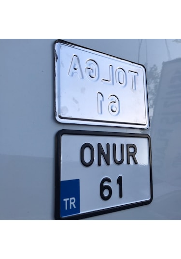 Dekor Plaka.Bisiklet Plakası.Kare Plaka.Motor Plakası 552558335