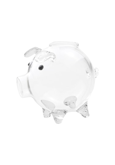 Dolıty Cam Kumbara Yılbaşı Doğum Günü Tasarruf Nakit Için 13,5cmx10,5cm