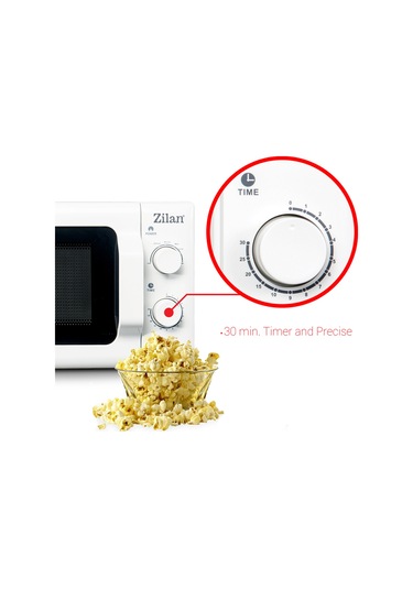 Zilan ZLN1174 700 W Mikrodalga Fırın 20 L Kapasite 6 Kademeli Buz Çözme