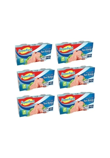 Superfresh Bütün Dilim Ton Balığı 2 x 150 G 6 Paket