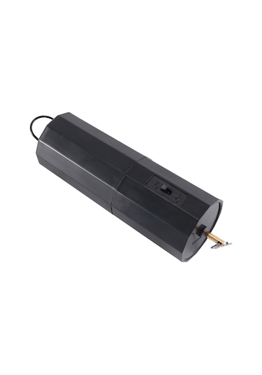 Qingmipy Siyah Plastik Çift Paketli Pillerle Çalışan Döner Motor, Bahçe Dekorasyonları İçin 30 Rpm, 4 Pound Taşıma Kapasitesi, Kolay Kurulum