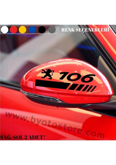 Peugeot 106 Ön Cam Oto Sticker