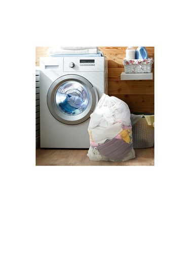 Midi Çamaşır Yıkama Filesi 40x60 Cm 50'li Set Beyaz