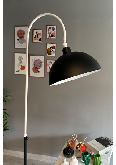 Legend Lambader Hareketli Başlık Modern Dekoratif Metal Oturma Odası Çalışma Odası Lambası Siyah