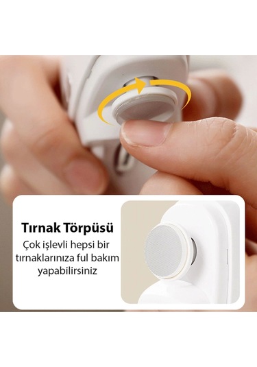Arbix Elektrikli Şarjlı Tırnak Kesme Ve Manikür Cihazı
